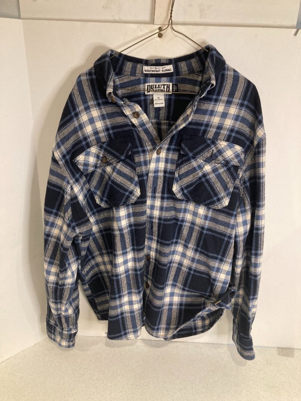 DULUTH TRADING BURLEYWEIGHT FLANNEL RELAXED FIT SIZE XL